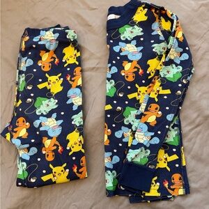 Hanna Andersson Boys 6/7 Pajamas - Navy Blue Pokémon